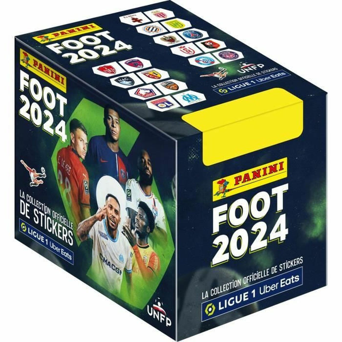Set de autocolante Panini FOOT 2024 LIGUE 1 Negru (50 Piese)