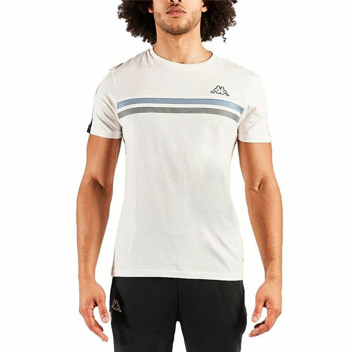 Tricou cu Mânecă Scurtă Bărbați Kappa Iverpool Active Alb Bărbați