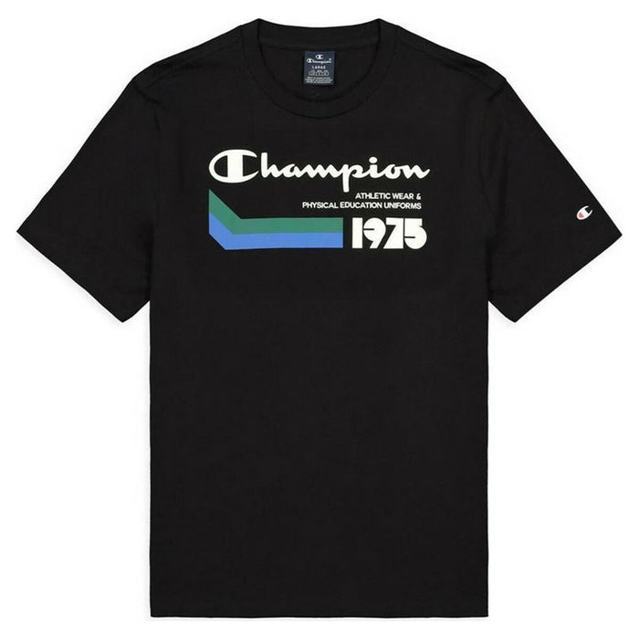 Tricou cu Mânecă Scurtă Bărbați Champion Athletic 2XL Negru
