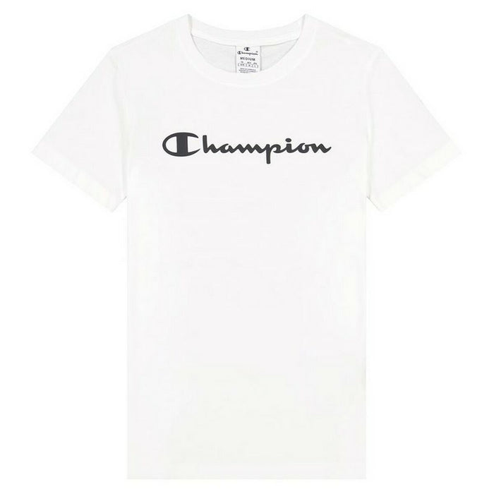 Tricou cu Mânecă Scurtă Femei Champion Big Script Logo