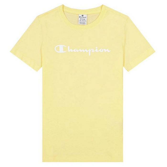 Tricou cu Mânecă Scurtă Femei Champion Big Script Logo