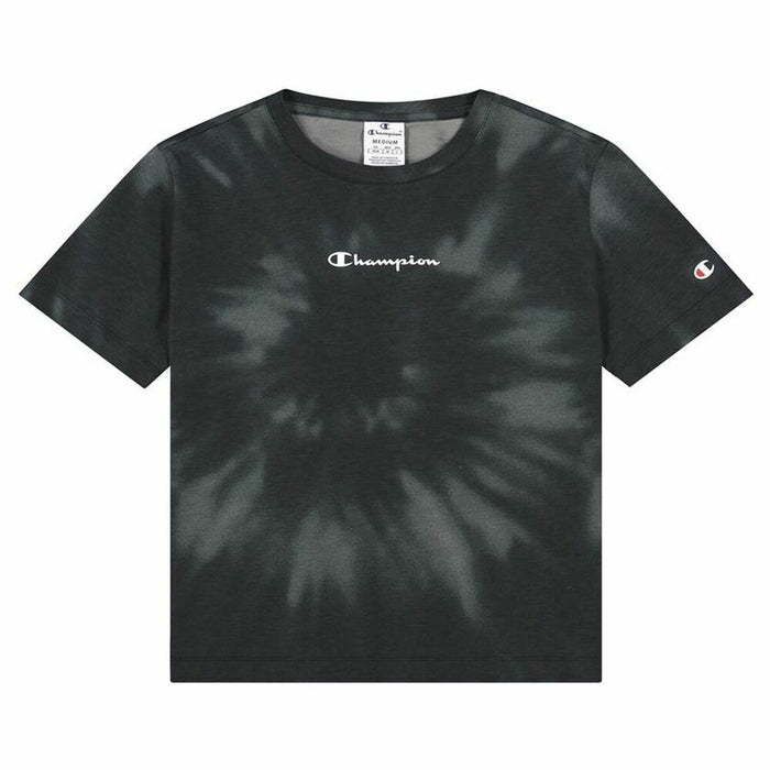 Tricou cu Mânecă Scurtă Femei Champion Croptop Negru