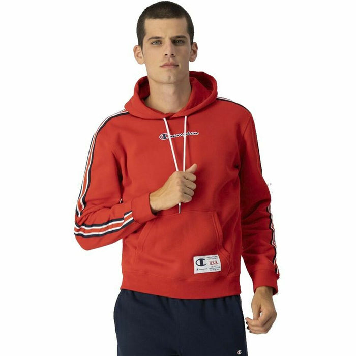 Hanorac cu Glugă Bărbați Champion Sport Tech Roșu