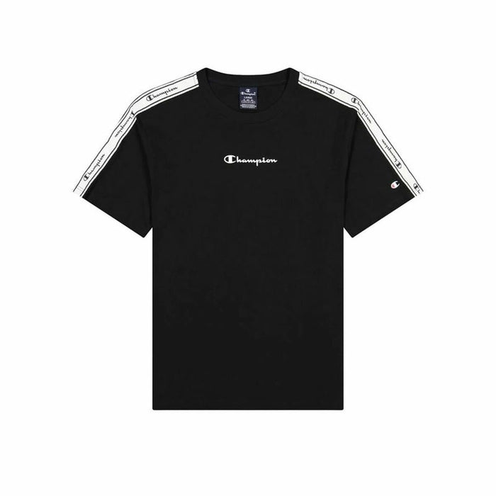 Tricou cu Mânecă Scurtă Bărbați Champion Crewneck Negru