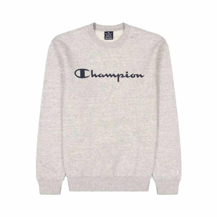 Hanorac cu Glugă Bărbați Champion Crewneck Alb Gri