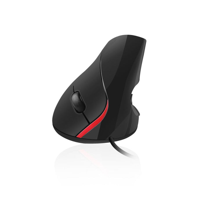 Mouse Ergonomic Optic Ewent EW3156 1000 dpi USB Negru Negru/Roșu Roșu/Negru