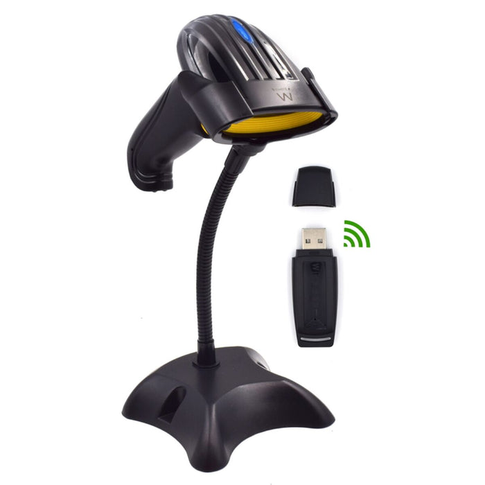 Dispozitiv de Citire a Codului de Bare cu Suport Ewent EW3430 LED USB