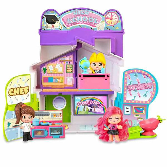 Playset Pinypon Chef & Stylist & High School 3 în 1