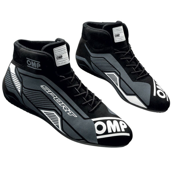 Ghete de curse OMP SPORT Negru/Alb 42