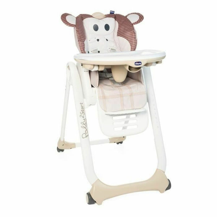 Scaun înalt Chicco Polly 2 Start Monkey