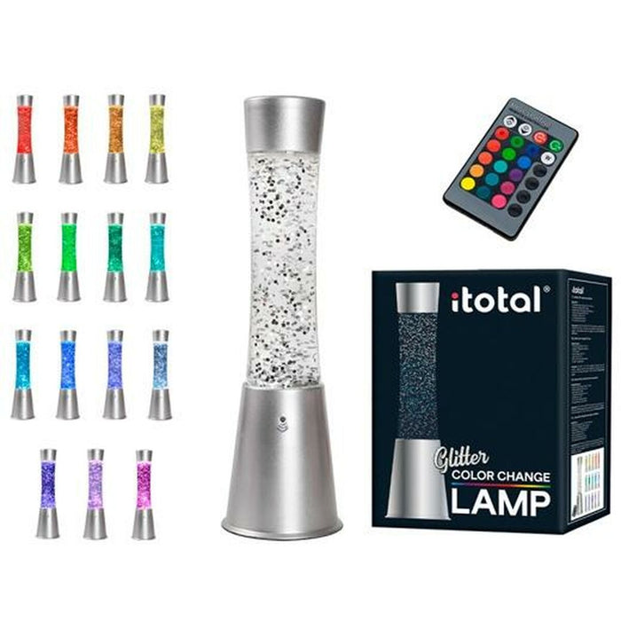 Lampă cu Lavă iTotal Glitter Multicolor 10,8 x 10,8 x 41,5 cm