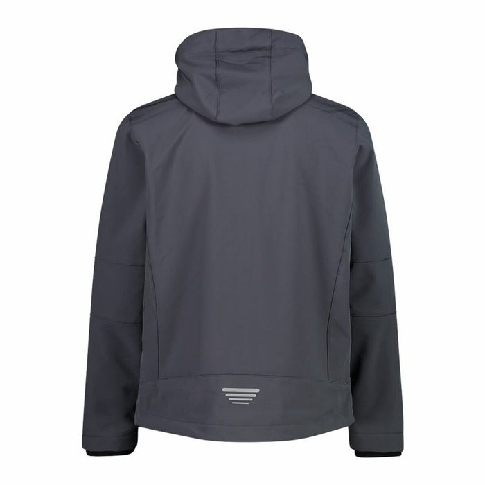 Jachetă Sport de Bărbați Campagnolo Softshell Melange Gri închis