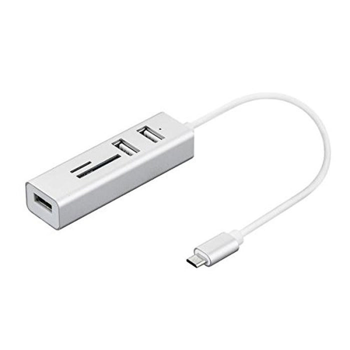Hub USB Nilox NX090301141 Alb Argintiu