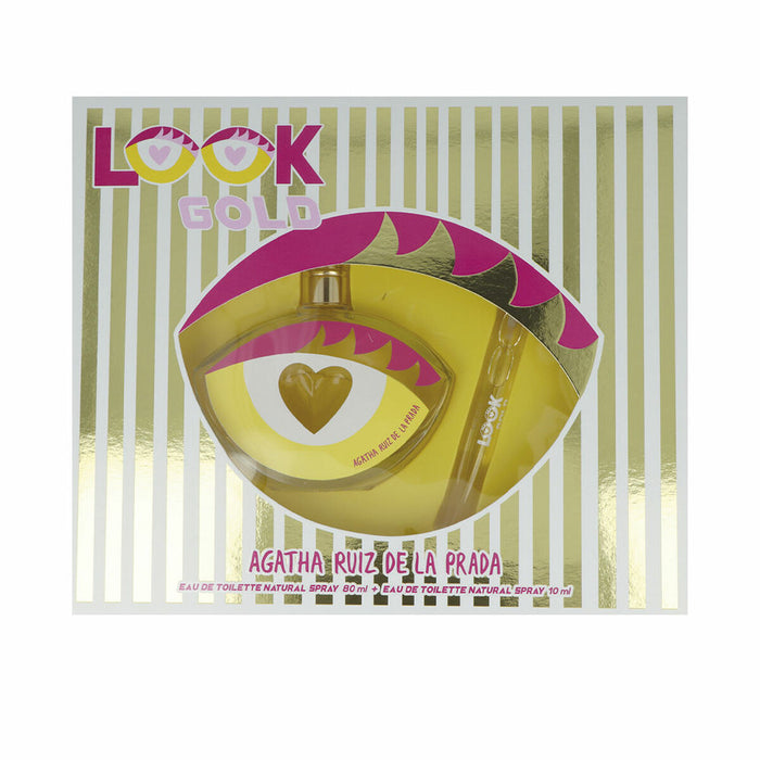 Set de Parfum Femei Agatha Ruiz De La Prada Look Gold 2 Piese