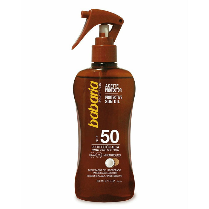 Ulei Protector Babaria F-50 200 ml Cocos Spray