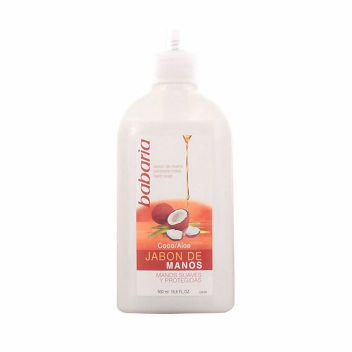 Săpun Lichid de Mâini cu Aloe Vera și Cocos Babaria (500 ml)
