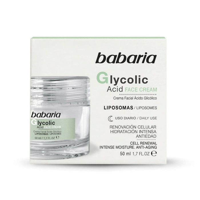 Cremă Regeneratoare Babaria Glycolic Acid Acid glicolic 50 ml