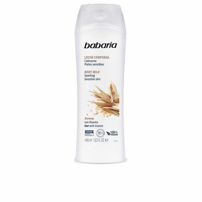 Lapte de Corp Babaria Avena Piele sensibilă Ovăz 400 ml