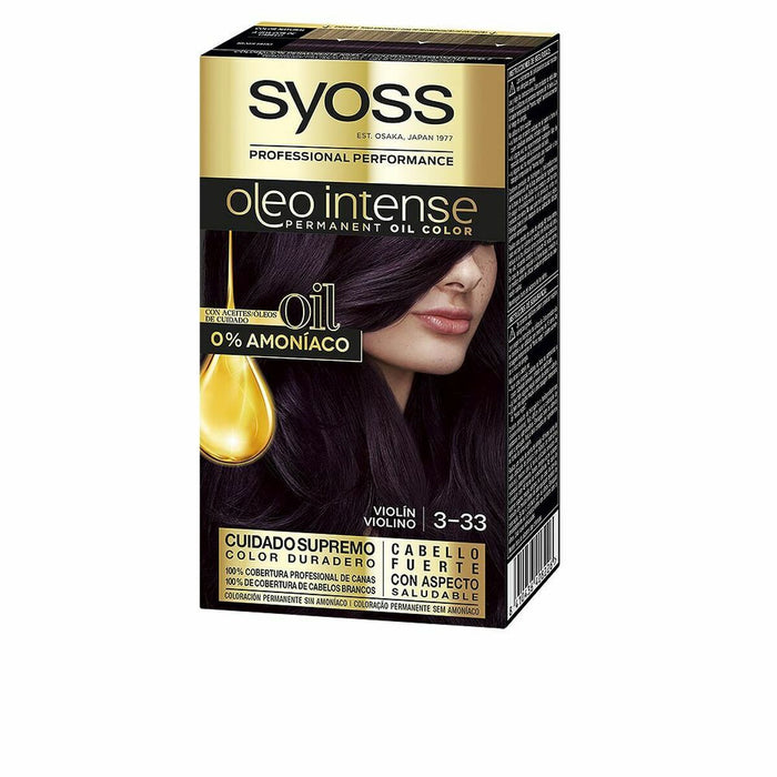 Vopsea Fără Amoniac Syoss Olio Intense Nº 3,22 Nº 9.0-rubio muy claro (5 uds)