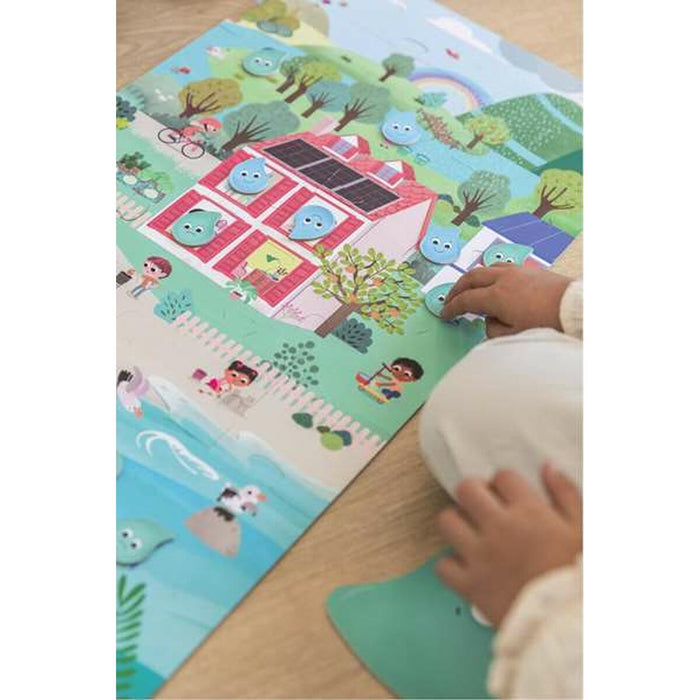 Puzzle Diset Cuidando el planeta. El agua. 32 Piese