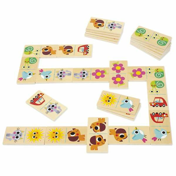 Domino Diset Lemn Infantil 28 Piese