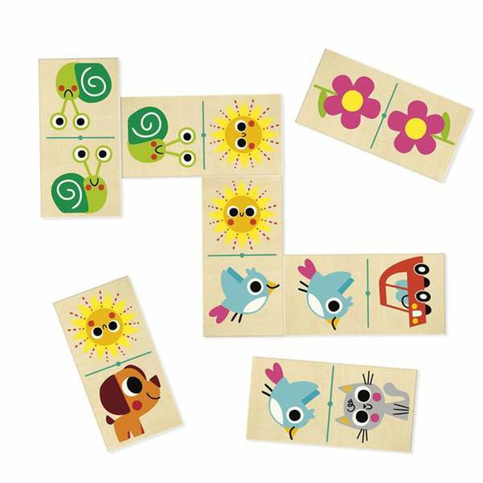 Domino Diset Lemn Infantil 28 Piese