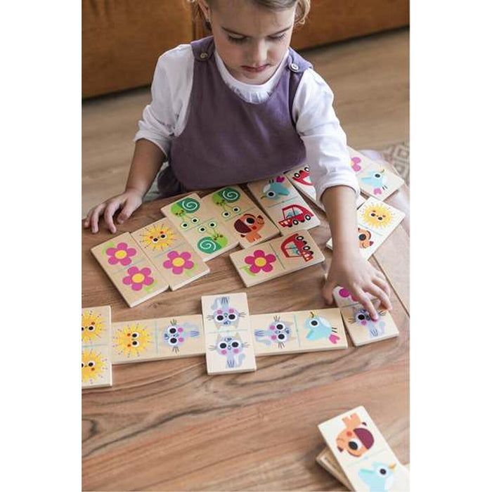 Domino Diset Lemn Infantil 28 Piese