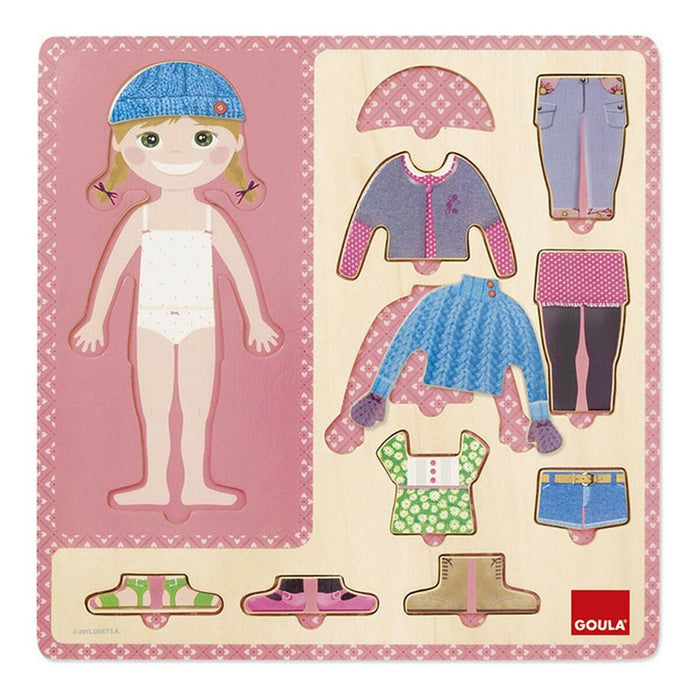 Joc Educativ Goula Puzzle Rochii (10 pcs)