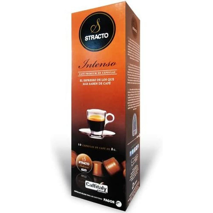 Capsule de Cafea cu Pungă Stracto Intenso (10 uds)