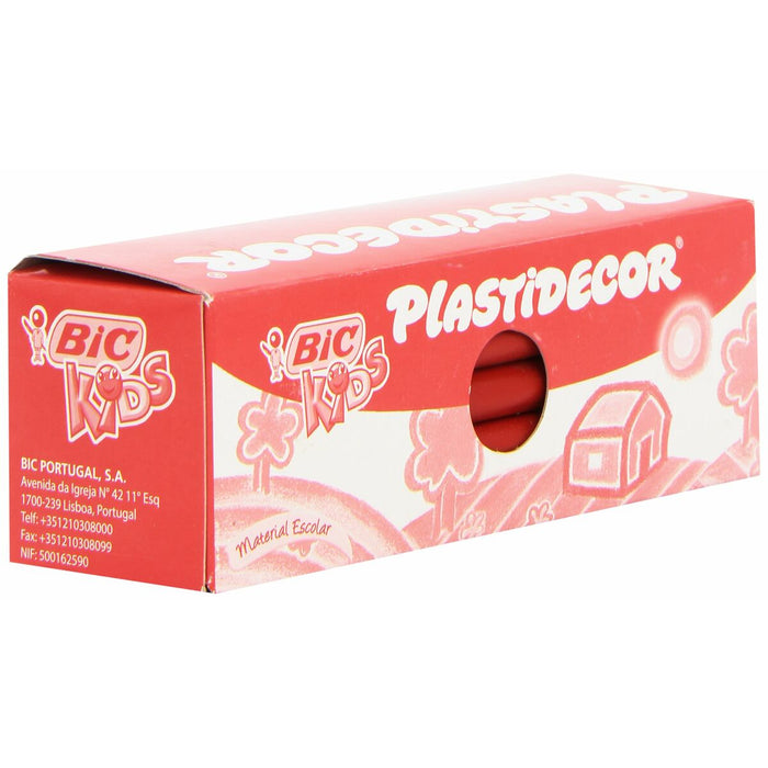 Creioane ceară colorate Plastidecor 8169681 Roșu 25 Piese (25 Piese)