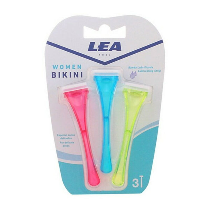 Lame de Ras de Unică Folosință Bikini Lea (3 uds)