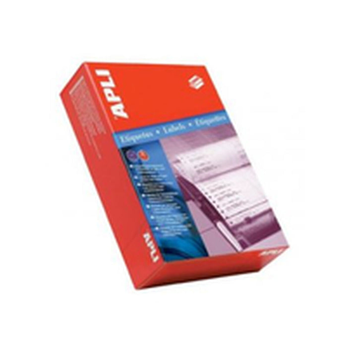 Etichete pentru Imprimantă Apli 88,9 x 36 mm 500 Frunze Imprimantă Matrice Alb