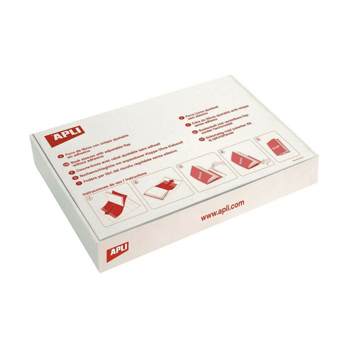 Husă Carte Apli 100 Unități 28 x 53 cm Transparent (100 Unități)