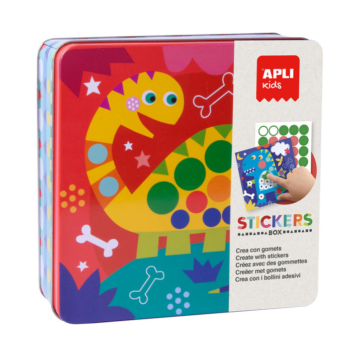 Set de Lucru Manual Apli Gomets Dino Multicolor