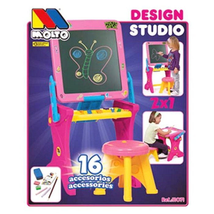 Tablă 2 în 1 Design Studio Moltó (90 cm)