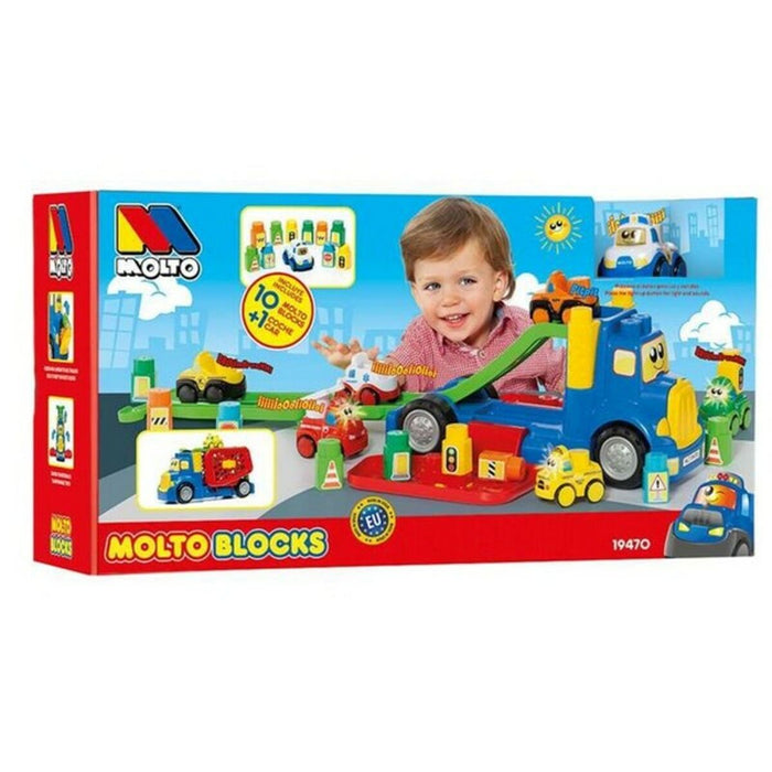 Camion cu Plăci de Construcții Moltó (82 cm) (10 pcs)