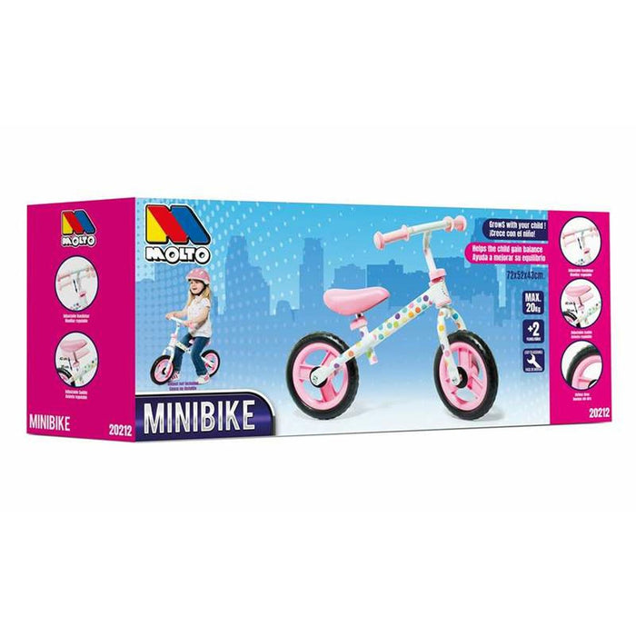 Bicicletă pentru copii Moltó Roz Fără pedale