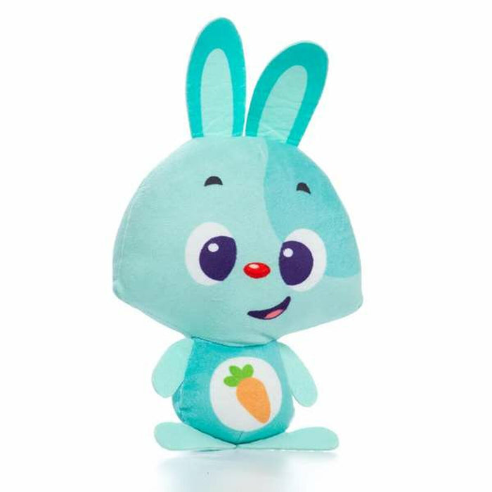 Jucărie de Pluș cu Sunet Moltó Gusy luz Baby Bunny Turquoise 7,5 cm