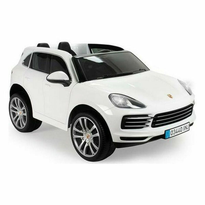 Mașinuță electrică pentru copii Injusa Porsche Cayenne 12V Alb (134 x 81,5 x 58 cm)