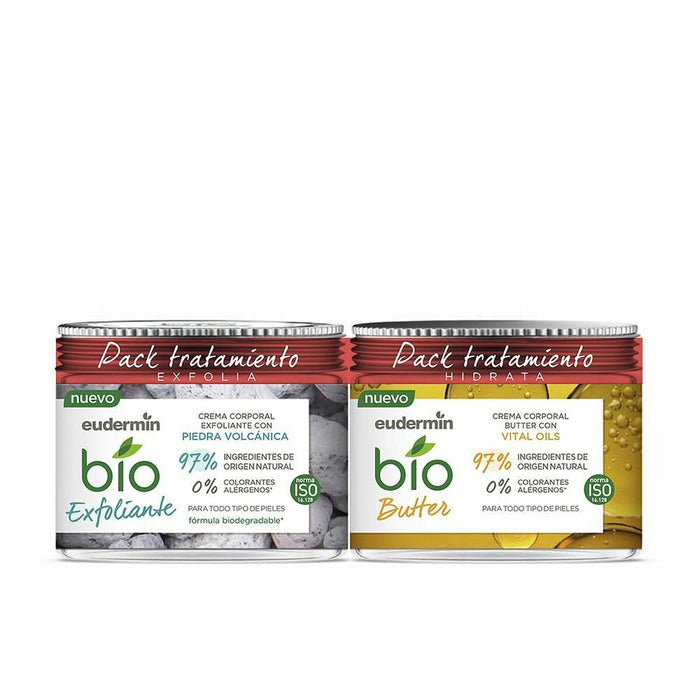 Set de Cosmetică Unisex Eudermin Bio Natural Exfolia Hidrata 2 Piese (2 pcs)