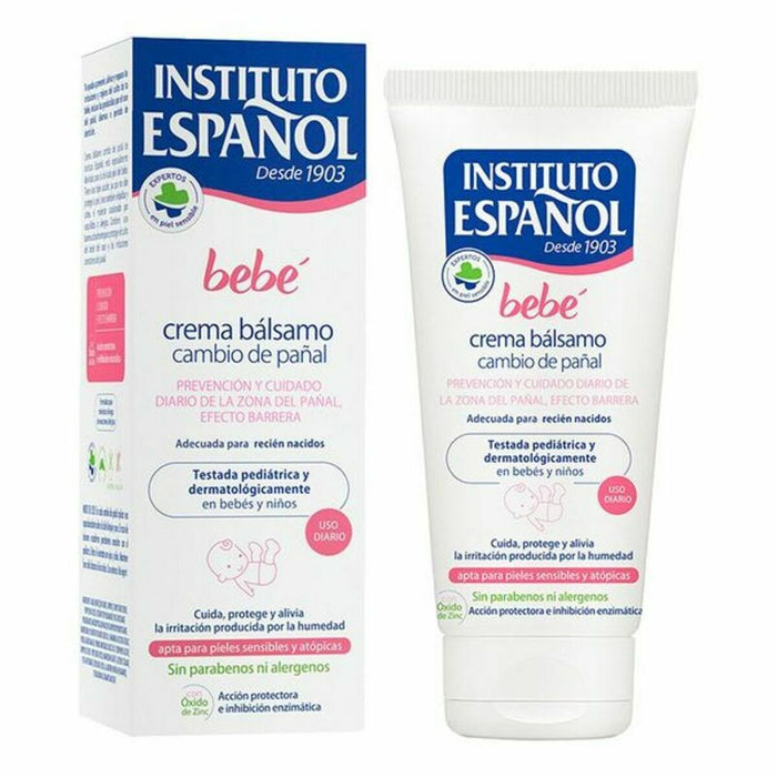 Cremă de Îngrijire Zilnică pentru Zona Scutecului Instituto Español Bebe (150 ml) 150 ml