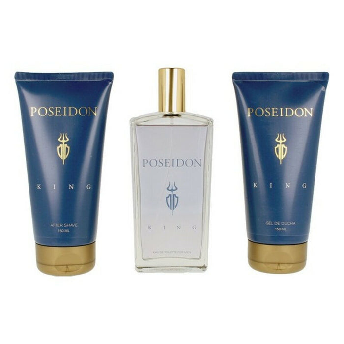 Set de Parfum Bărbați The King Poseidon EDT (3 pcs) (3 pcs)