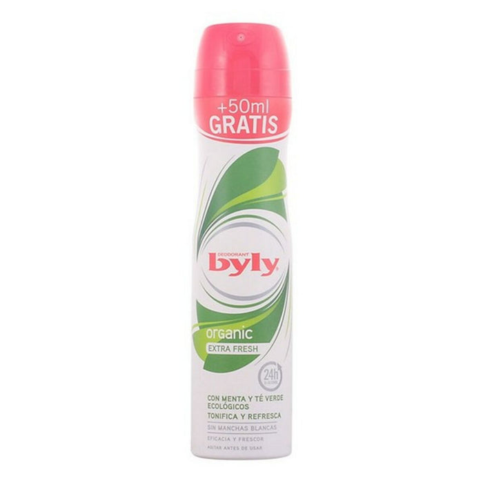 Deodorant Spray Organic Extra Fresh Byly (200 ml)