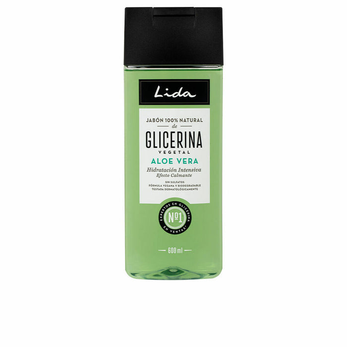 Săpun Lichid de Corp cu Aloe Vera Lida Jabón Natural 100 % natural 600 ml