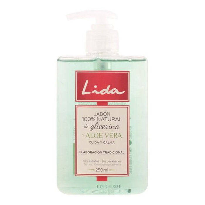 Săpun de Mâini cu Glicerină și Aloe Vera Lida (250 ml)
