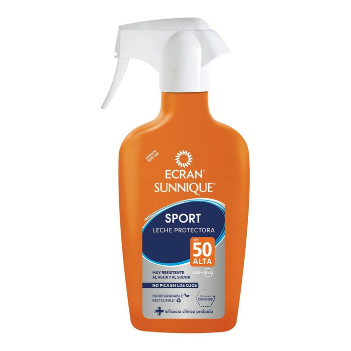 Protector Solar Corporal Spray Ecran Sunnique Sport Lapte Solar Spf 50 (300 ml)