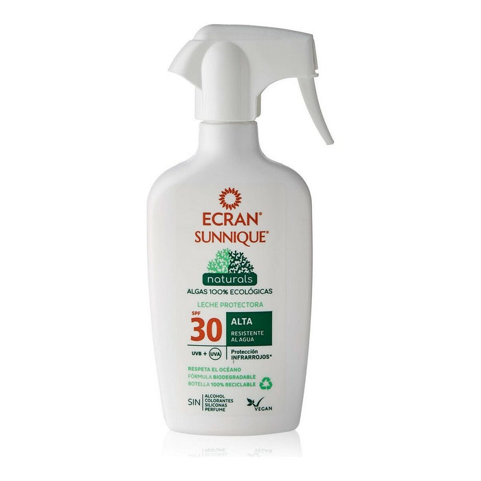 Protector Solar Corporal Spray Ecran Sunnique Naturals Lapte Solar SPF 30 (300 ml)
