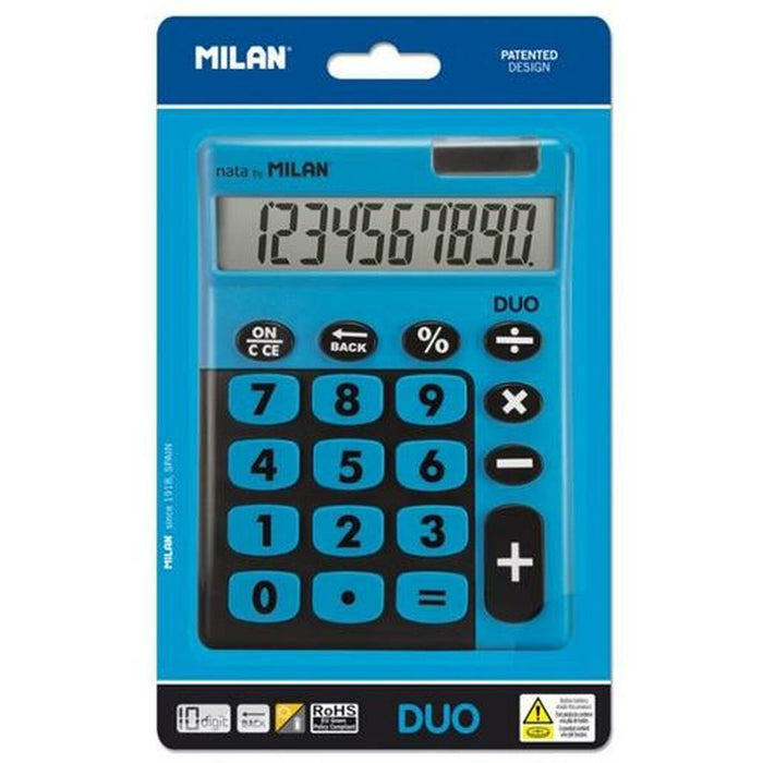 Calculator Milan DUO Albastru 14,5 x 10,6 x 2,1 cm