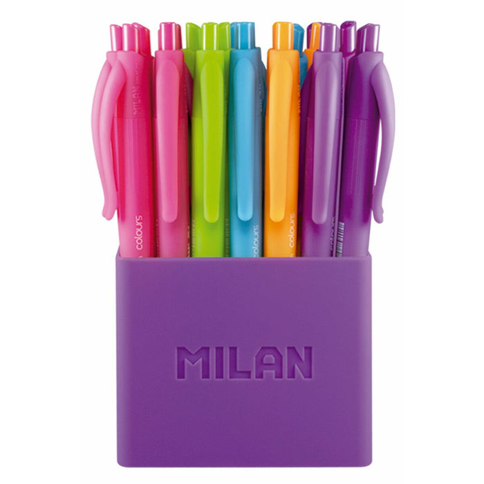 Set de Pixuri Milan P1 Touch Multicolor 1 mm (24 Piese)