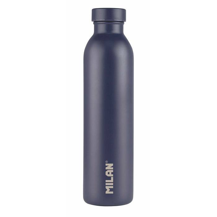 Sticlă Termică din Oțel Inoxidabil Milan Bleumarin 591 ml